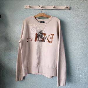 Polo by Ralph Lauren distress lagenlook minimalist freestyle sweatshirt